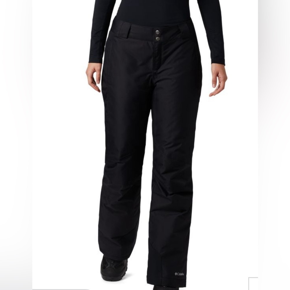 Columbia Women’s Omni-Heat Insulated Ski Pants-New with Tags, Black, XL Short